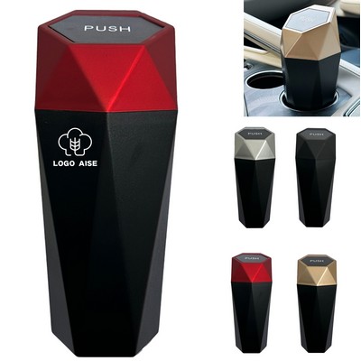 Large Capacity Car Trash Can w/ Lid